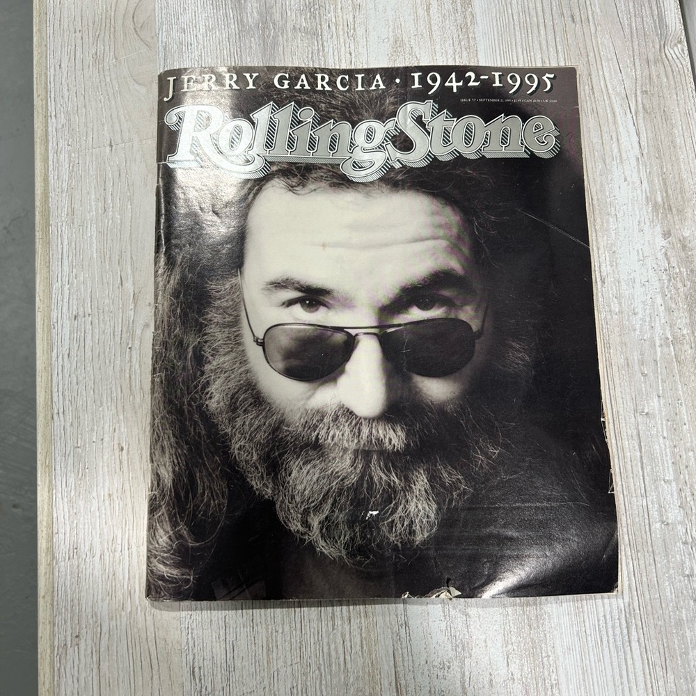 Rolling Stone Magazine Jerry Garcia Cover
